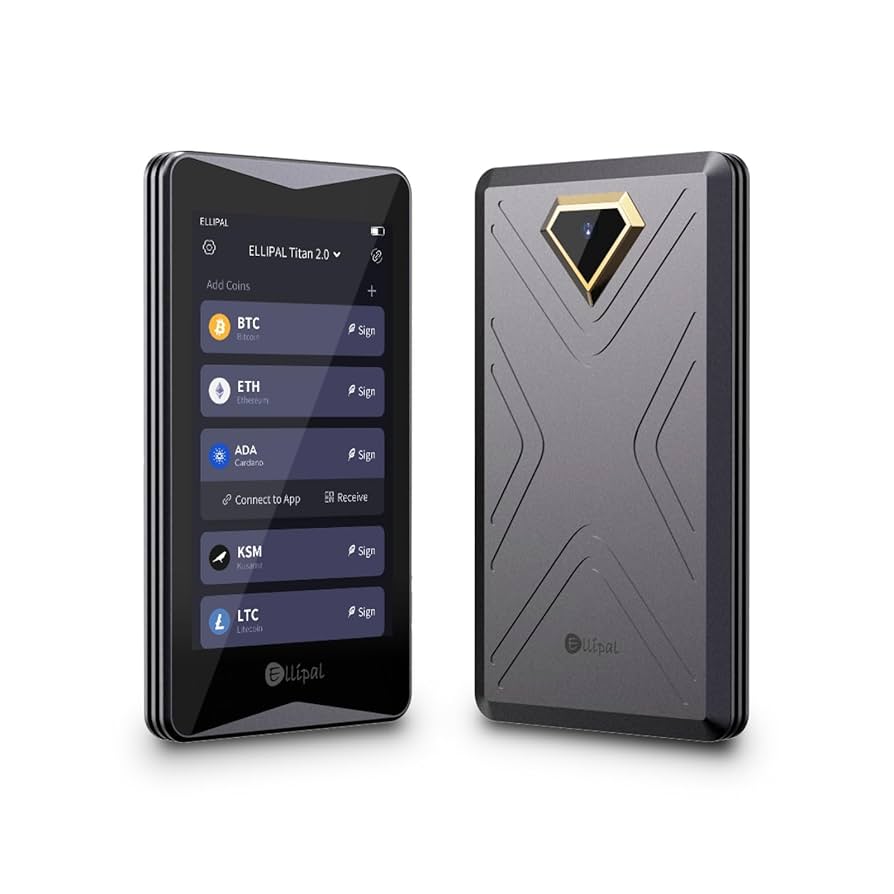 【新品未開封】Ellipal Titan Bundle ELLIPAL Titan 2.0 Crypto Hardware Wallet, 100% Offline, Air